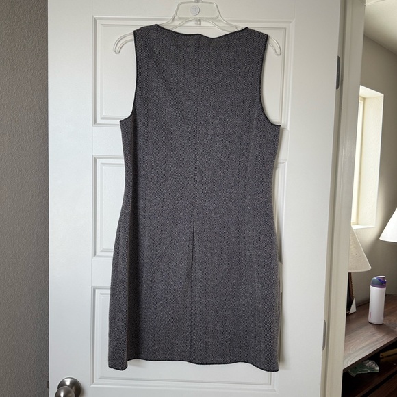 NWT Mango Women’s Black and Gray Short Knitted Mini Dress - Picture 14 of 14